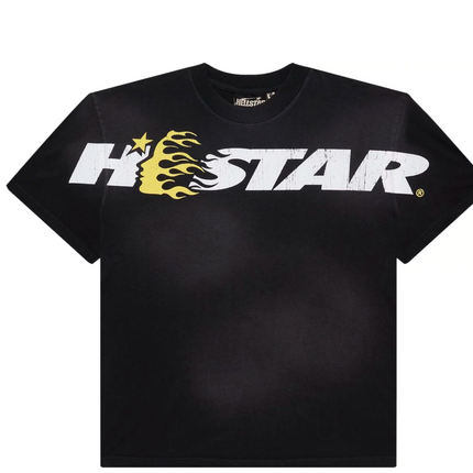 HELLSTAR STUDIOS CARTOON LOGO TEE (BLACK/YELLOW)