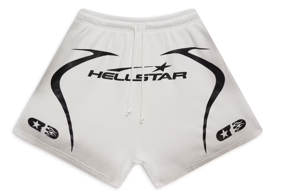 Hellstar Warm Up Shorts White