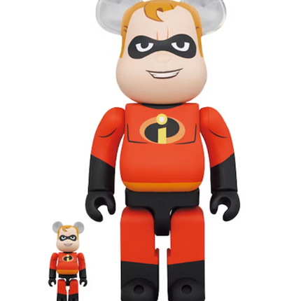 Bearbrick Disney Pixar Mr. Incredible 100% & 400% Set