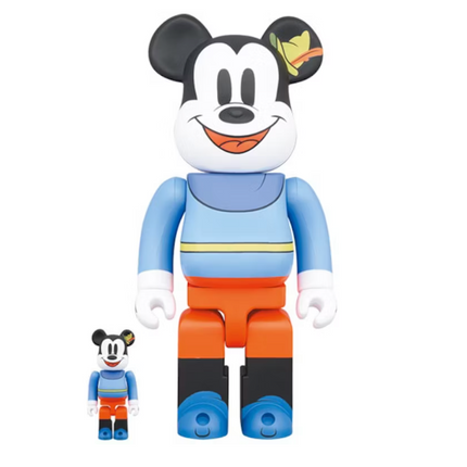 Bearbrick x Disney Mickey Mouse (Brave Little Tailor) 100% & 400% Set