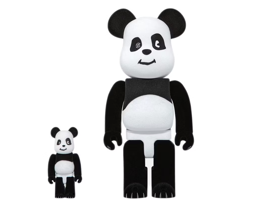 Bearbrick x CLOT Panda 100% & 400% Set