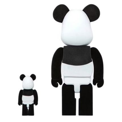 Bearbrick x CLOT Panda 100% & 400% Set