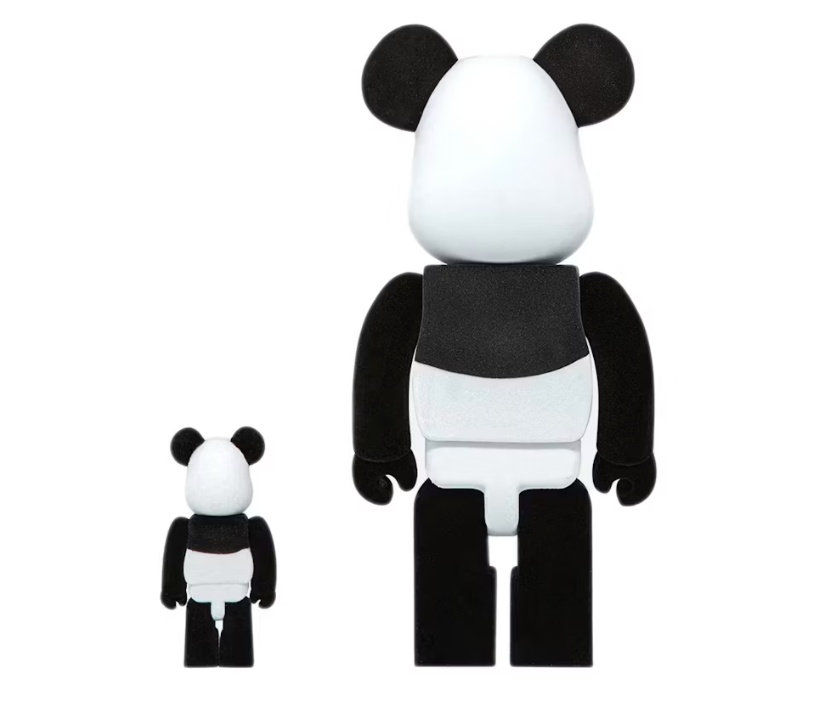 Bearbrick x CLOT Panda 100% & 400% Set