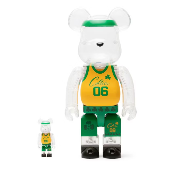 Bearbrick x Bodega x NBA Worldwide Respect Boston Celtics 100% & 400% Set