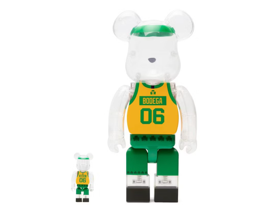 Bearbrick x Bodega x NBA Worldwide Respect Boston Celtics 100% & 400% Set