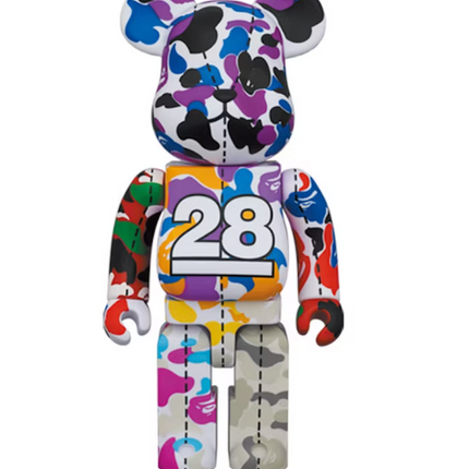 Bearbrick x BAPE 28th Anniversary Camo #2 400%