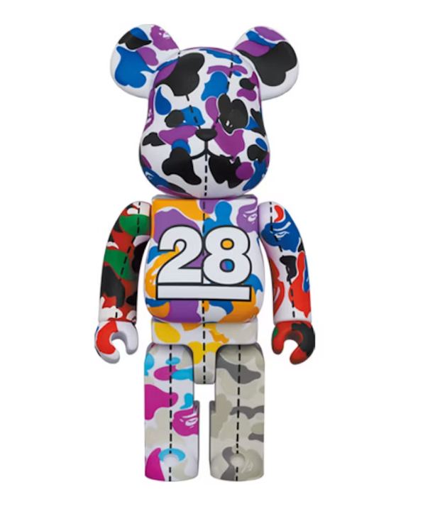 Bearbrick x BAPE 28th Anniversary Camo #2 400%