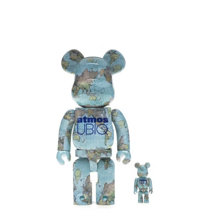 Bearbrick x Atmos x Ubiq 100% & 400% Set Sax