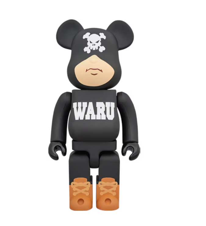 Bearbrick Tokyo Tribe Waru 400% Black