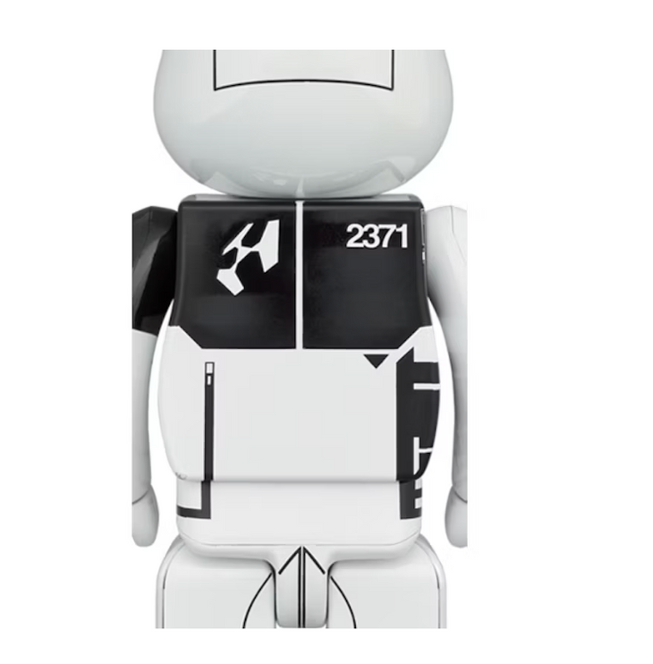 Bearbrick x Acronym 100% & 400% Set White Chrome