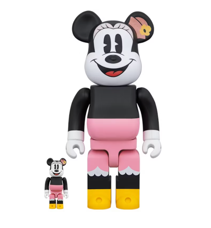 Bearbrick x Disney Box Lunch Minnie 100% & 400% Set