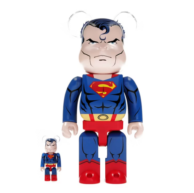 Bearbrick Superman (Batman: Hush Ver.) 100% & 400% Set