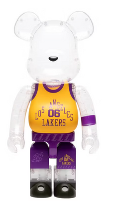 Bearbrick x Bodega x NBA Worldwide Respect Los Angeles Lakers 1000%