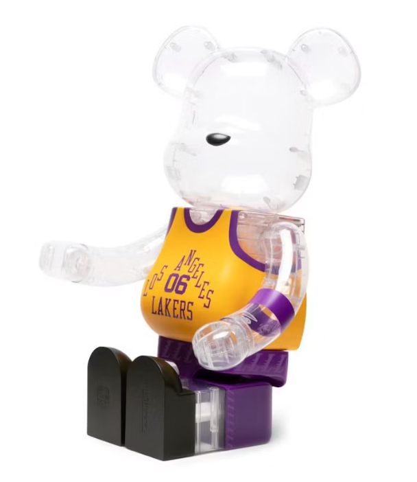 Bearbrick x Bodega x NBA Worldwide Respect Los Angeles Lakers 1000%