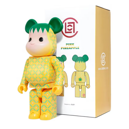 Bearbrick x CLOT Summer Fruits Pink Pineapple 1000%