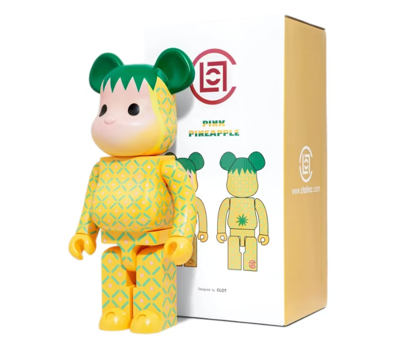 Bearbrick x CLOT Summer Fruits Pink Pineapple 1000%