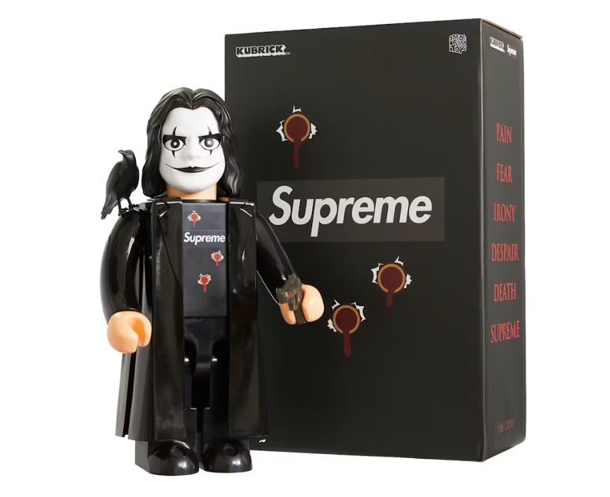 Supreme x The Crow Kubrick Figure 1000%