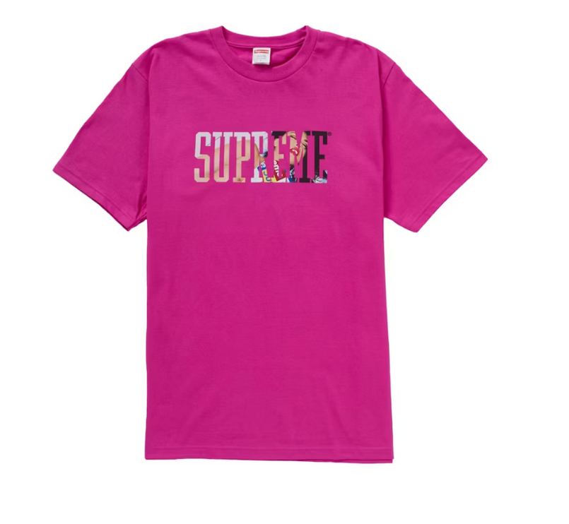 Supreme Tera Patrick Collegiate Tee Magenta