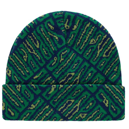 Supreme Funk Spellout Beanie Green