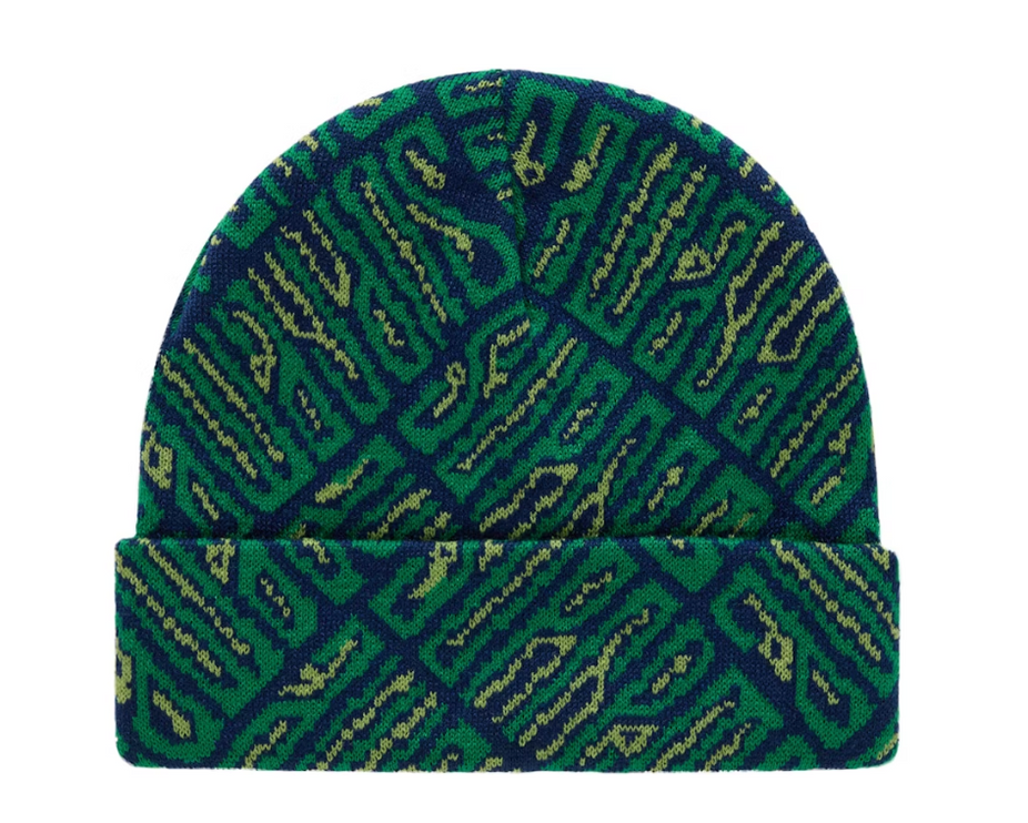 Supreme Funk Spellout Beanie Green