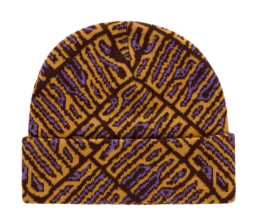 Supreme Funk Spellout Beanie Orange