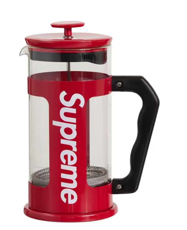 Supreme Bialetti 8-Cup French Press Red