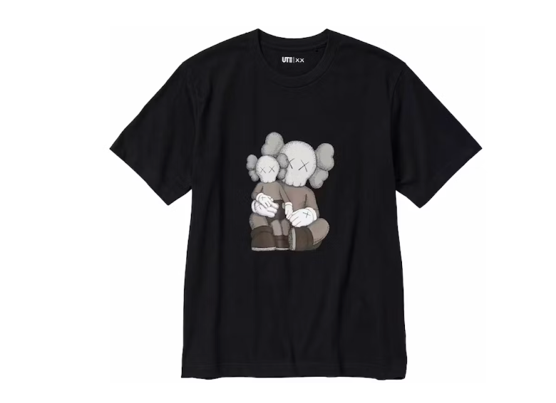 KAWS x Uniqlo UT Short Sleeve Graphic T-shirt Black