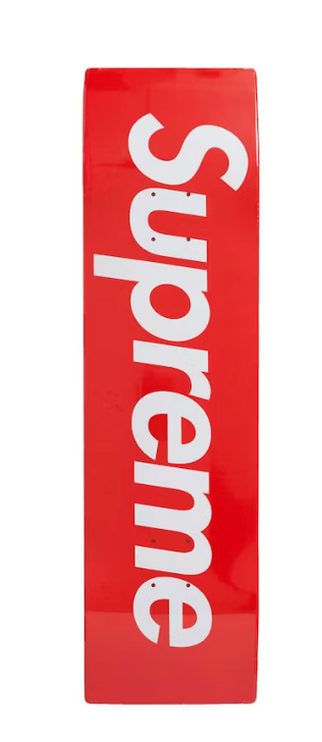 Supreme Uncut Box Logo Skateboard Deck Red