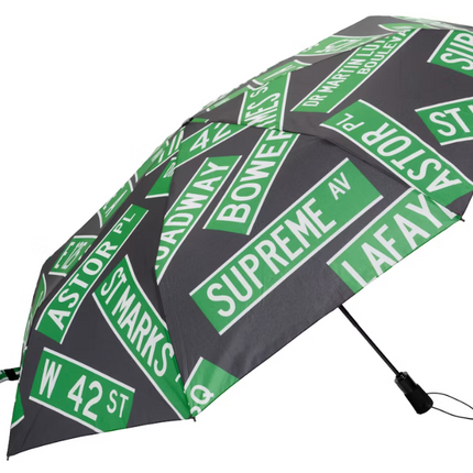 Supreme ShedRain Street Signs Umbrella Black