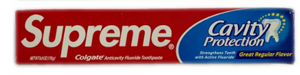 Supreme x Colgate Toothpaste 4x Lot (Not Fit For Human Use)