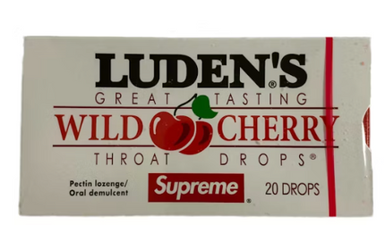 Supreme x Luden's Wild Cherry Throat Drops Box (Not Fit For Human Consumption)