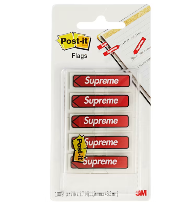 Supreme Post-it Flags Red