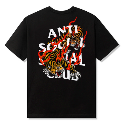 Anti Social Social Club Tiger Blood Black Tee