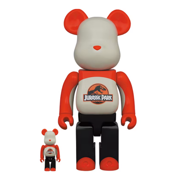 Bearbrick Jurassic Park 100% & 400% Set