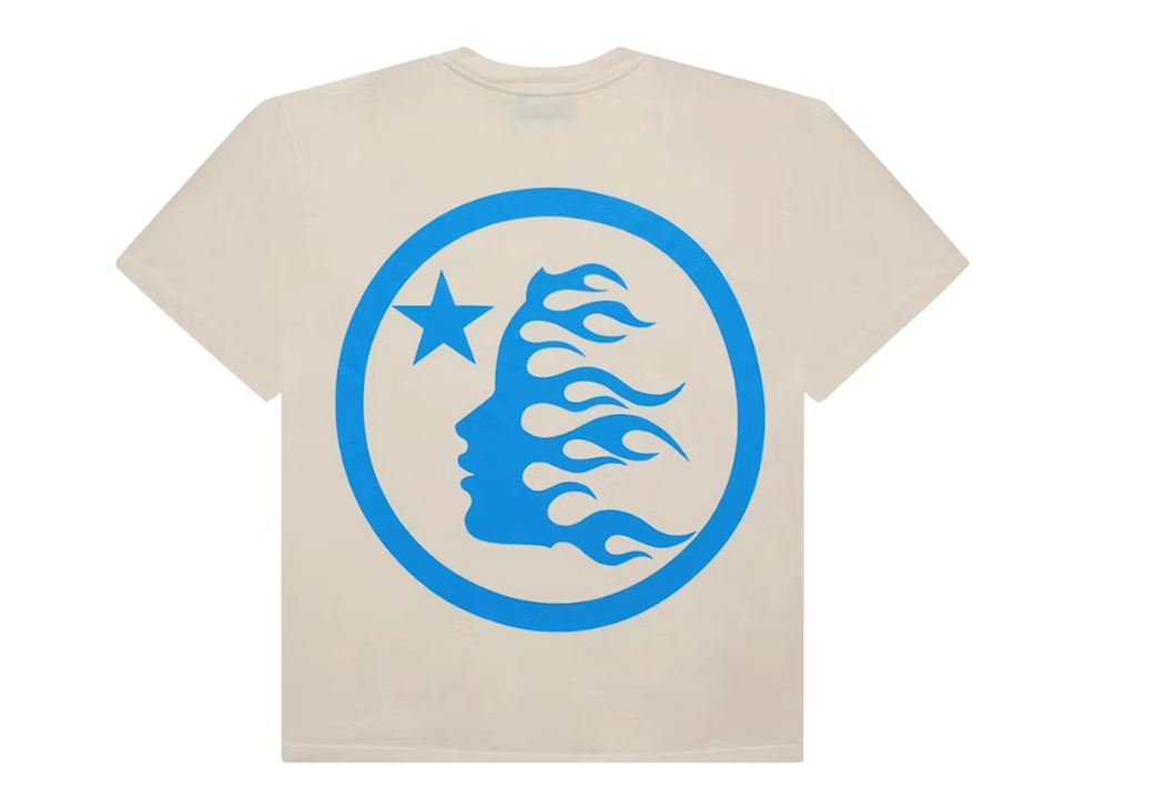 Hellstar Classic T-shirt (Regular Print) White/Blue