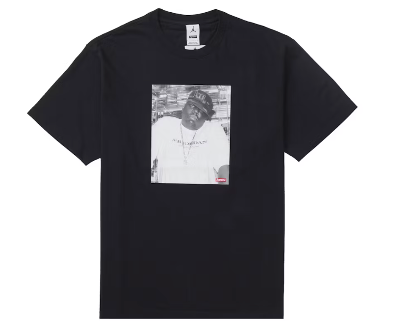 Supreme Jordan Biggie S/S Top Black