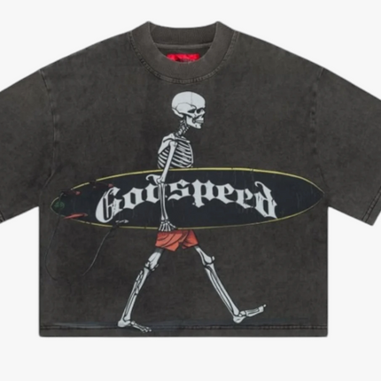 God Speed Surf Day Washed Grey T-Shirt