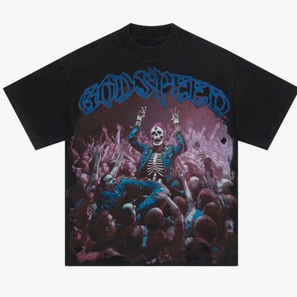 God Speed Crowd Surf Tee Black Wash