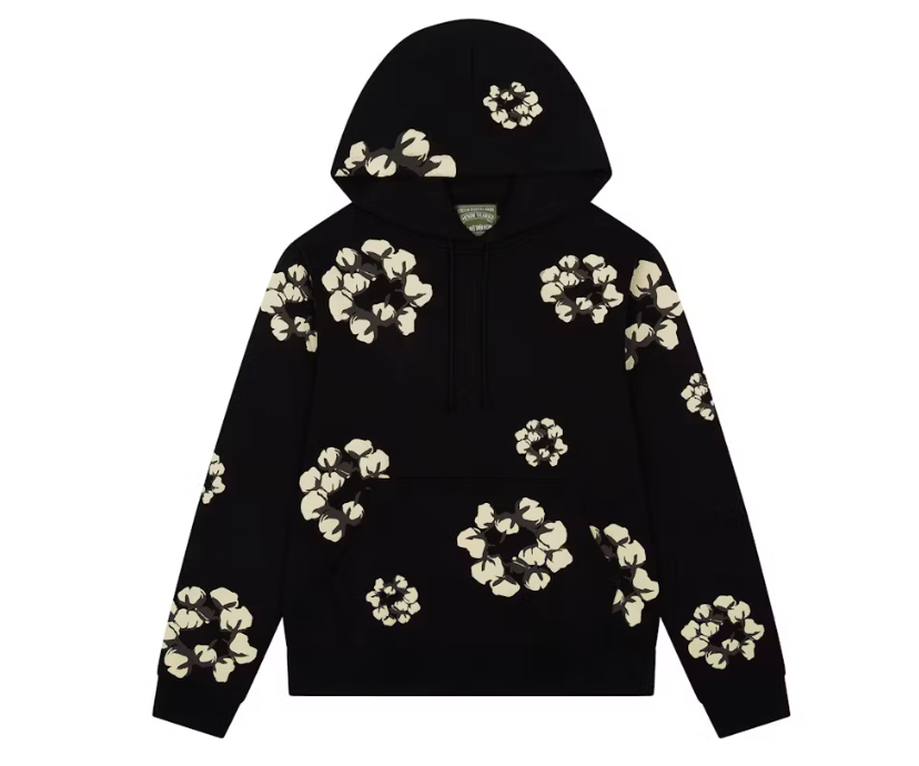 Denim Tears x CPFM Cactus Tears Wreath Hoodie Black