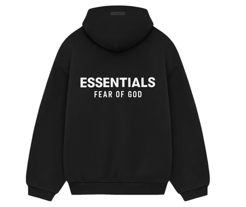 Fear of God Essentials Fleece Hoodie (FW24) Black