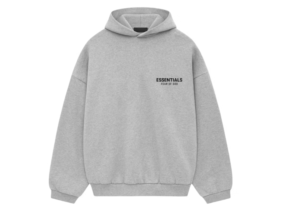 Fear of God Essentials Fleece Hoodie Light Heather Gray