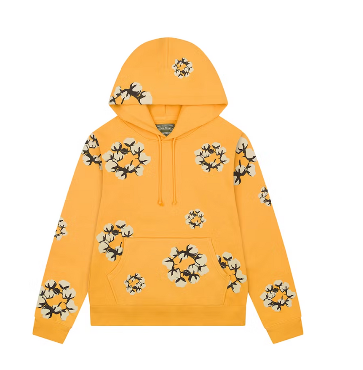 Denim Tears x CPFM Cactus Tears Wreath Hoodie Yellow