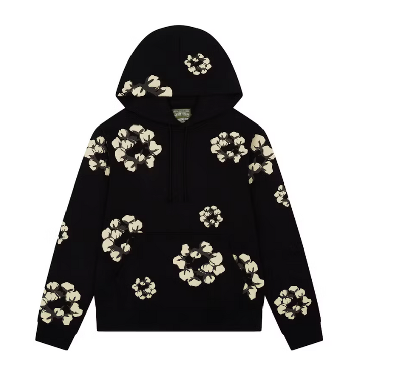 Denim Tears x CPFM Cactus Tears Wreath Hoodie Black