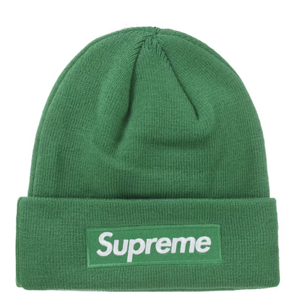 Supreme New Era Box Logo Beanie (FW24) Green