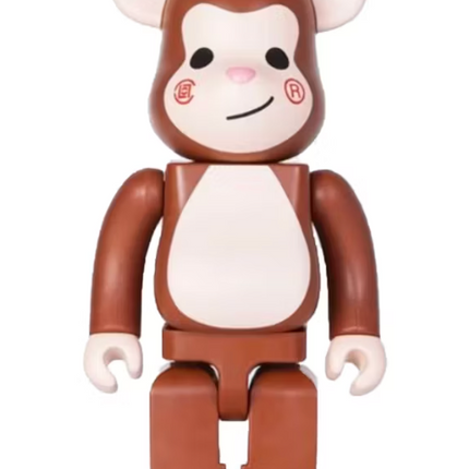 Bearbrick x CLOT Monkey Edison Chen Juice 400% Brown