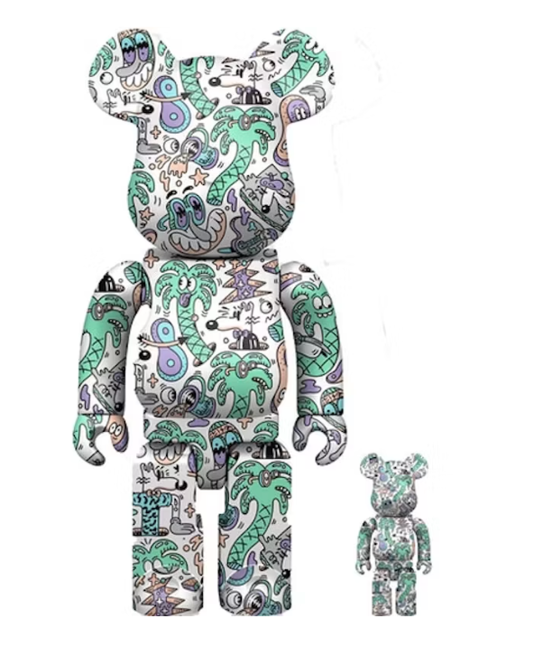 Bearbrick Steven Harrington "Coastline" 100% & 400% Set