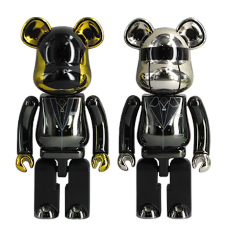 Bearbrick Superalloy Daft Punk (Random Access Memories Ver.) 2 Pack 200% Black