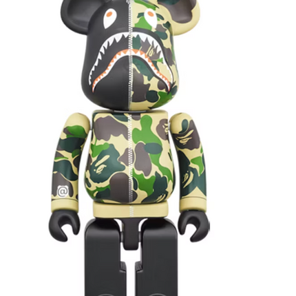 Bearbrick x BAPE Superalloy ABC Camo Shark 200%