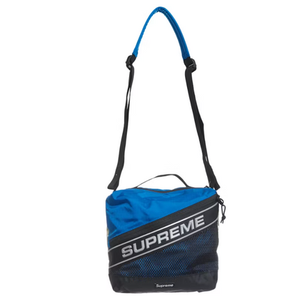 Supreme Logo Shoulder Bag Blue