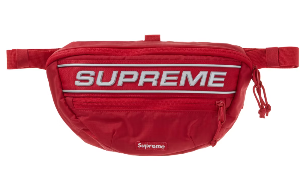 Supreme Logo Waist Bag Red